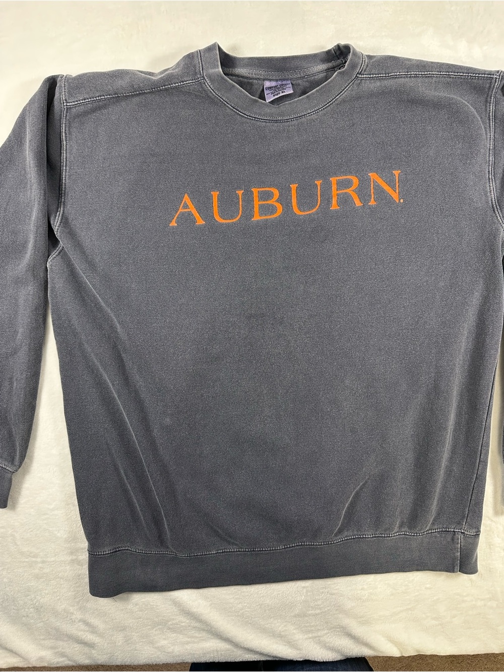 Auburn University Gray Washed Crewneck Sweatshirt